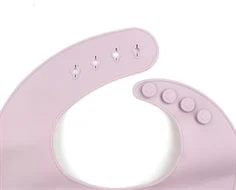 Mushie pale mauve hagesmæk silikone